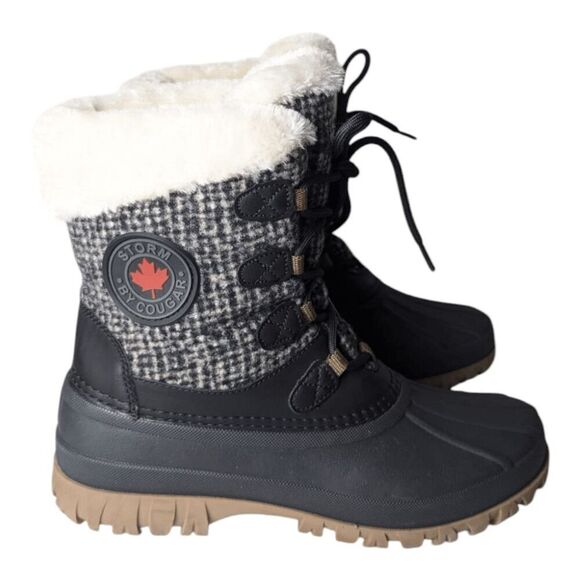 STORM BY COUGAR Cabin Insulated Waterproof Winter Boot Size 9 - Picture 2 of 7